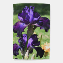 Tief Lila Iris Blooms floral