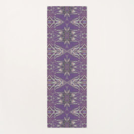 Tief Lila Jugendstil-Deko Kaleidoskopisches Frakta Yogamatte