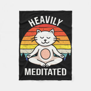 Tief meditierte Yoga-Meditation spirituell Buddhi Fleecedecke