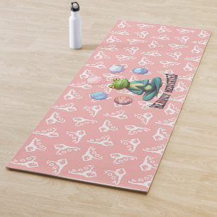 Tief meditierter Frosch Yoga Spielzeug Zen Yogamatte