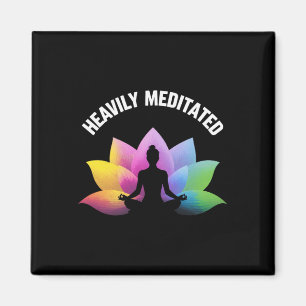 Tief meditierter Yoga-Lotus-Entspannungs-Lanzen-Ze Magnet