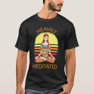 Tief meditierter Yoga Meditation spiritueller Krie T-Shirt