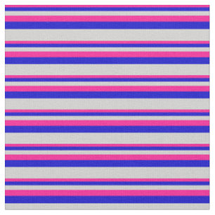 Tief rosa, blau und leicht grau gefärbte Linien Stoff