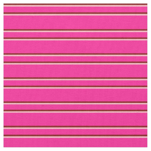 Tief rosa, hellrosa und Maroon-Muster Stoff (Nahaufnahme)