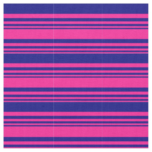 Tief rosa und blau gefärbtes Muster Stoff (Nahaufnahme)