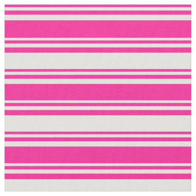Tief rosa und hellgelb farbiges Muster Stoff (Nahaufnahme)