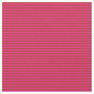 Tief rosa und rotes Muster/Streifen Stoff