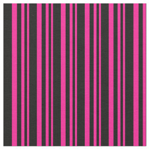 Tief rosa und schwarze Linien Stoff