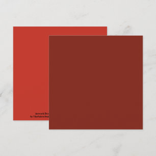 Tief roter Herbst Saison solide Farbe Karte