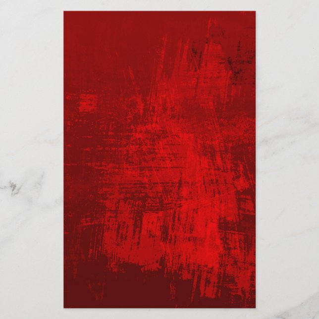 Tief roter rustikaler Textur Abstrakter Hintergrun Briefpapier (Vorderseite)