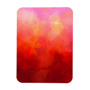 Tief rotes orangefarbenes Gelbfarben Hintergrund Magnet
