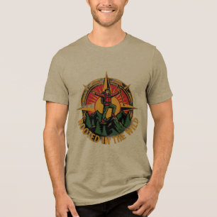 Tief verwurzelt in der Wildnis Tri-Blend Shirt