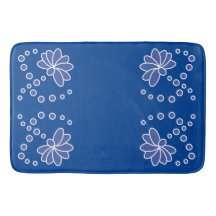 Tiefblau und mittelmoderne Blume