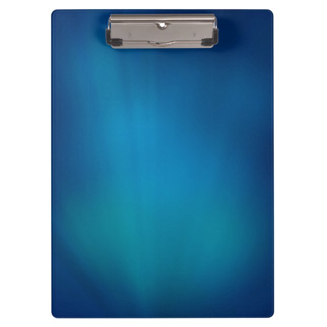 Tiefblaues Unterwasser-Glow Klemmbrett (Vorderseite)