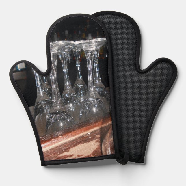 Tiefe Auswirkungen Ofenhandschuh (Vorderseite/Rückseite)