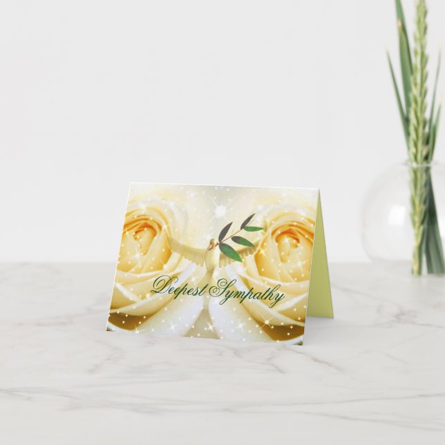 Tiefe Beileid_ Karte (Vorderseite)