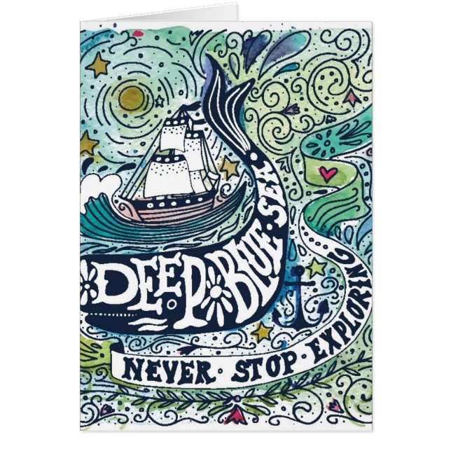 Tiefe blaue Enderforschung des Meer|Never (Vorne)