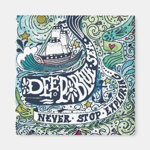 Tiefe blaue Enderforschung des Meer Never Magnet