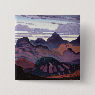 Tiefe Dämmerung, Pyrenäen, c.1912-13 (Öl auf Button