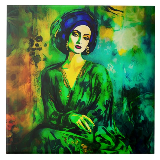 Tiefe Gedanken Fliese (Vorderseite)