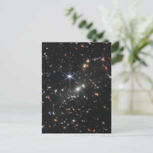 Tiefe Infrarotbild des Universums   JWST Postkarte