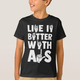 Tiefe Kenntnis und Gebärdensprache 2 T-Shirt