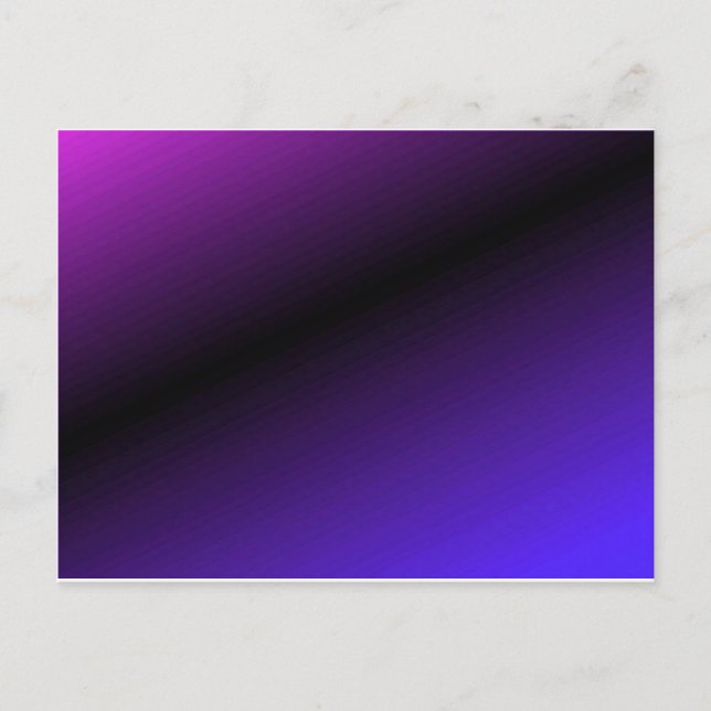 Tiefe Lila Kunst Postkarte (Vorderseite)