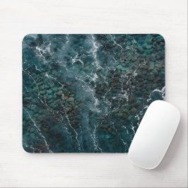Tiefe Ozean-Felsstruktur Mousepad