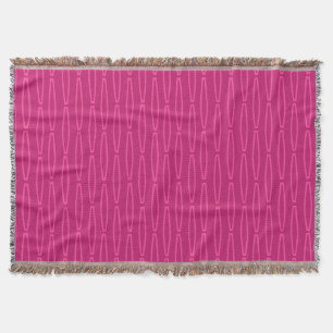 Tiefe rosa geometrische Wiederholung Decke