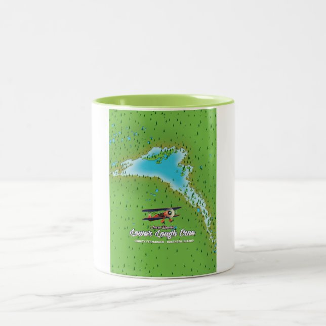 Tiefebene Nordirland Zweifarbige Tasse (Mittel)