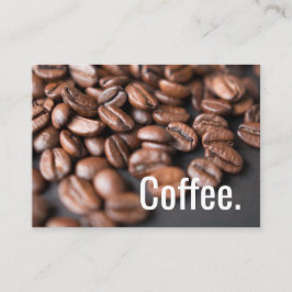 Tiefen-Kaffeebohnen einfache Oswald Lochkarte Treuekarte