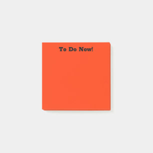 Tiefenorange Post-it Klebezettel