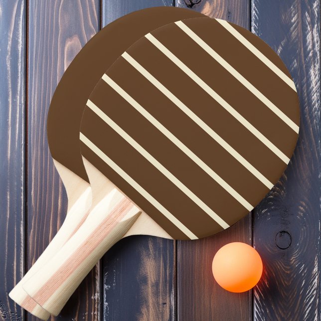 Tiefenwald braun gestreift und fest tischtennis schläger (Von Creator hochgeladen)