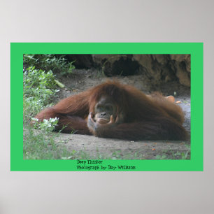 Tiefer Denker Poster