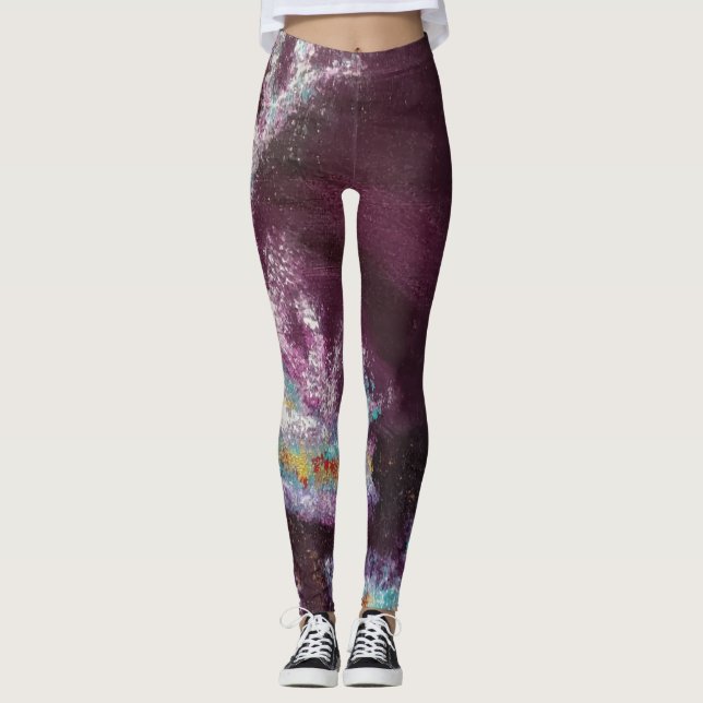 Tiefer Gedanke Leggings (Vorderseite)