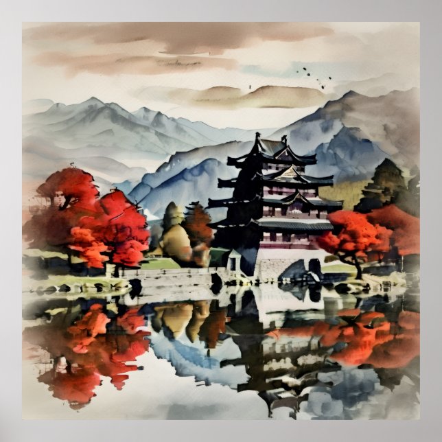 Tiefer Herbst Poster (Vorne)