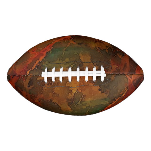 Tiefer Herbst reichlich Abstrakter Fall Football (Vorderseite)