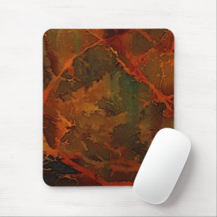 Tiefer Herbst reichlich Abstrakter Fall Mousepad
