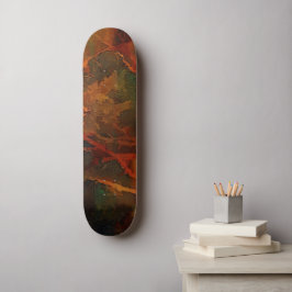 Tiefer Herbst reichlich Abstrakter Fall Skateboard