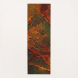 Tiefer Herbst reichlich Abstrakter Fall Yogamatte