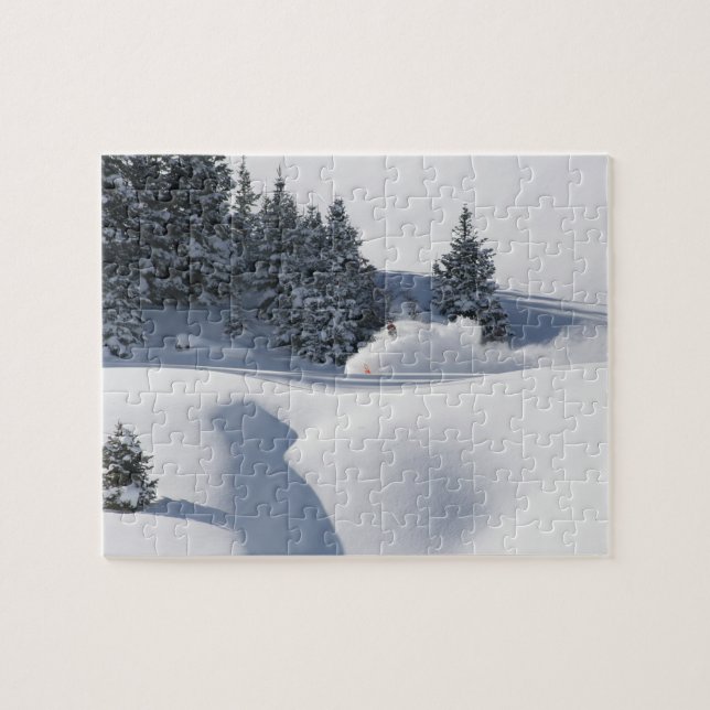 Tiefer Pulver-Tag (Horizontal)