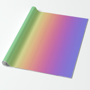 Tiefer Regenbogen-Gradient Geschenkpapier