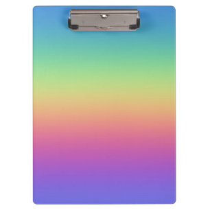 Tiefer Regenbogen-Gradient Klemmbrett
