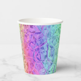 tiefer Regenbogenkristall: Pappbecher