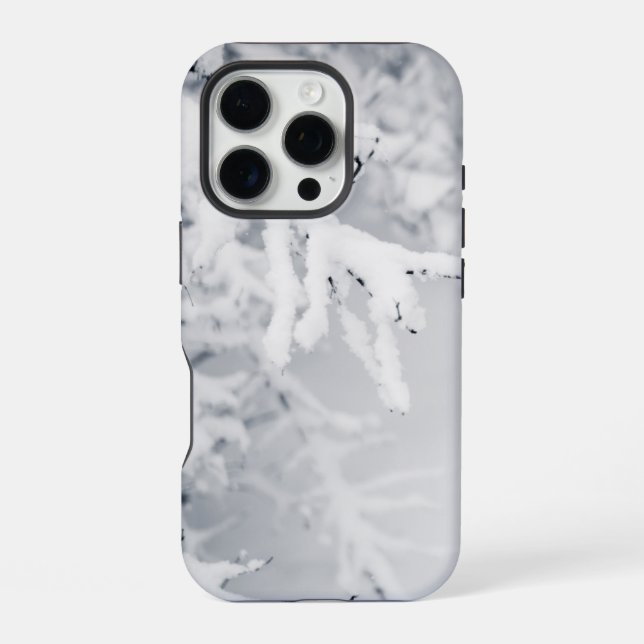 tiefer Schnee im Winter iPhone 16 Pro Hülle (Rückseite)