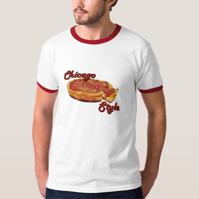 Tiefer Teller Chicagos T-Shirt (Vorderseite)