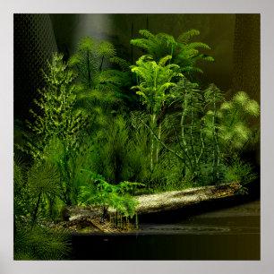 tiefer Wald 2 des Kohlenstoffs Poster