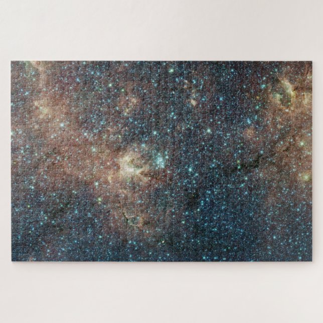 Tiefer Weltraumblick eines Sternenclusters (Horizontal)
