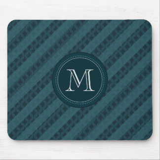 Tiefes Aqua-Marine-Blau-attraktives nobles Muster Mousepad