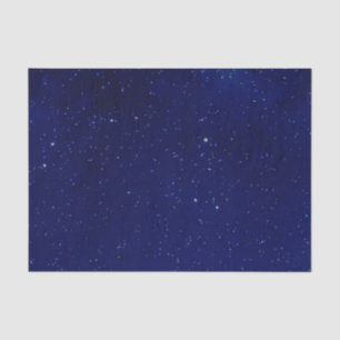Tiefes blaues sternenklares Himmel-Seidenpapier Seidenpapier